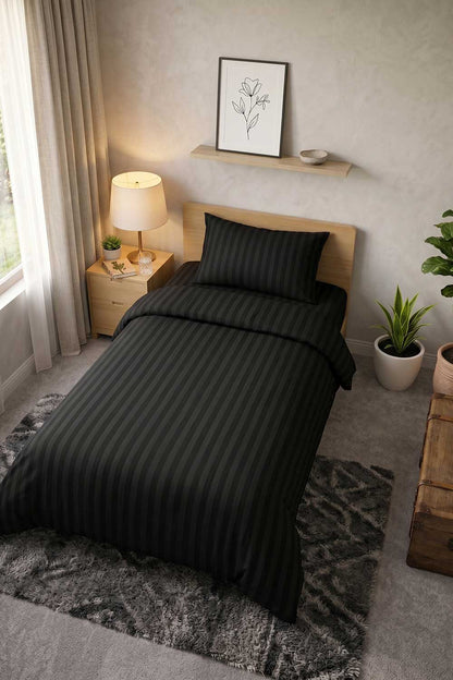 Single bed lining (striped) bedsheet