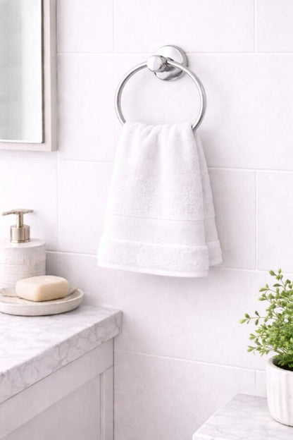 White Premium Cotton Bath Towel