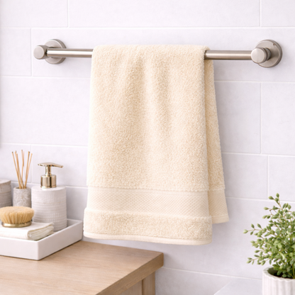 Cream Premium Cotton Bath Towel