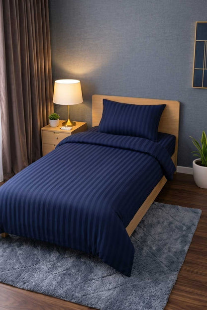 Single bed lining (striped) bedsheet
