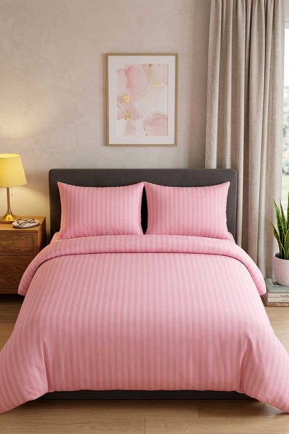 Double Bed Lining Striped Bedsheet