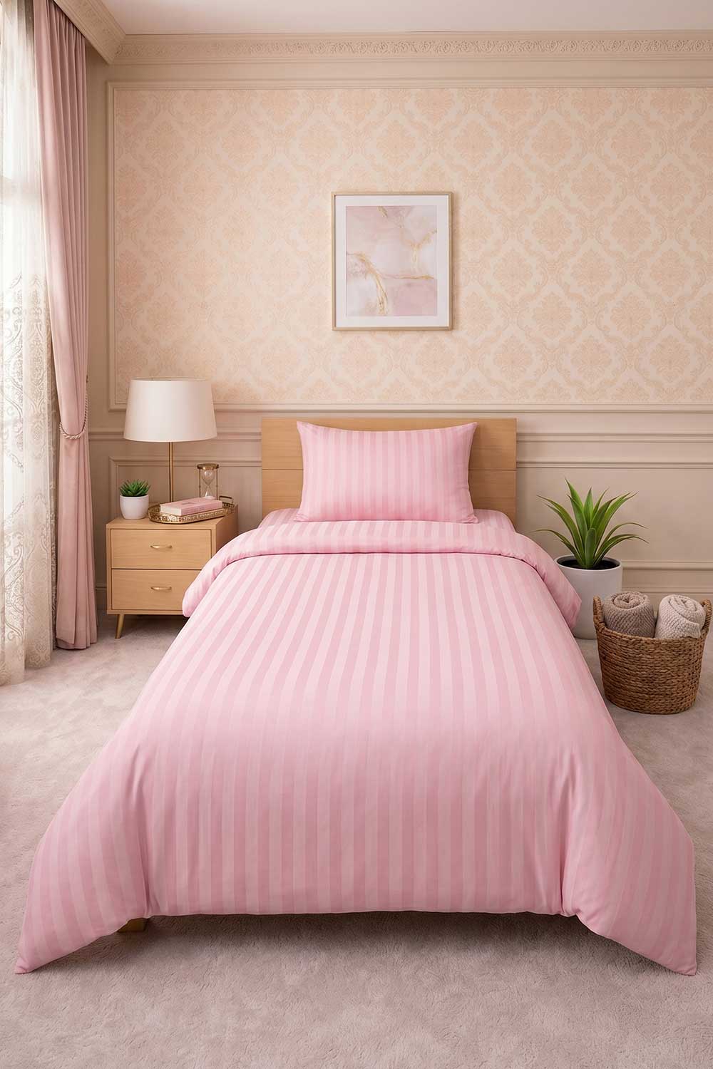 Single bed lining (striped) bedsheet